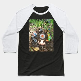 Ewok alien camping friends Baseball T-Shirt